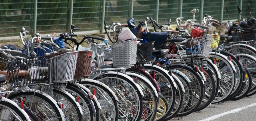 ごみ　自転車　駐輪